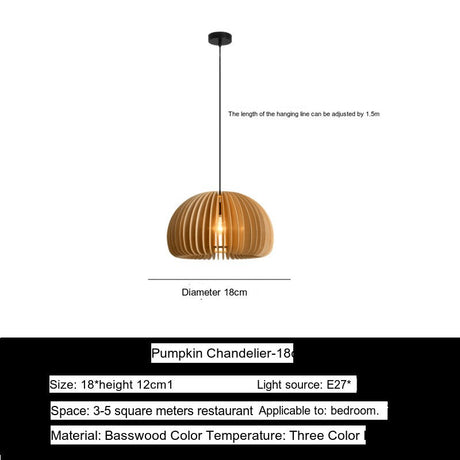 BOJI Takumi Rustic Elegant Wooden Ceiling Lamp from BOJI