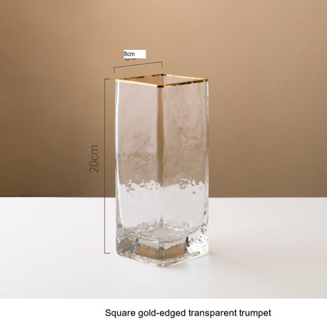 LIVETAI Isolde Majestic Hammered Design Hyper-Transparent Hydroponic Pot from LIVETAI