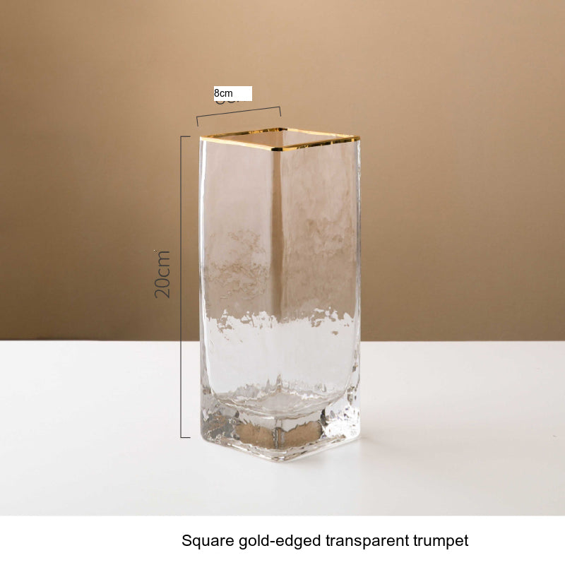 LIVETAI Isolde Majestic Hammered Design Hyper-Transparent Hydroponic Pot from LIVETAI