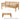 BAIYA SHUNAN Yamaguchi Elegant Natural Wooden Double Sofa from BAIYA SHUNAN