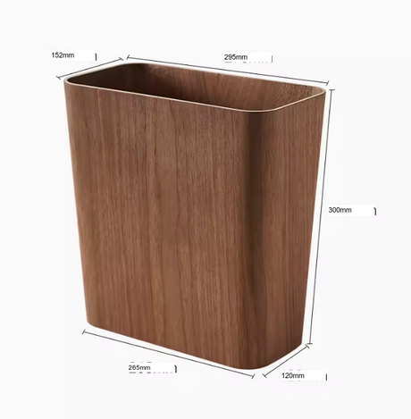 FIRST CLASS CARPENTER Oisin Nordic Wooden Simple Trash Can from FIRST CLASS CARPENTER