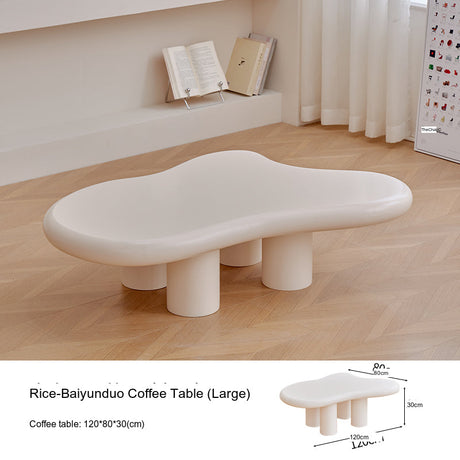A&D Juniper Creamy Modern Coffee Table from A&D