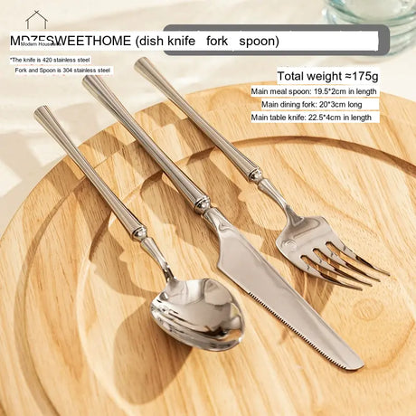 MH Isadora Elegant Stainless Steel Tableware Set from MH