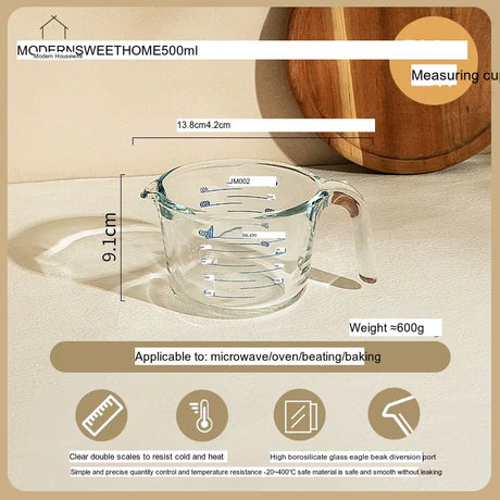 MH Alhambra Ultra-Precise Heat-Resistant Measuring Cup Set from MH