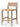 GENJI Tsubasa Vintage Solid Wood Rattan Dining Chair from GENJI