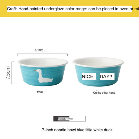LIVETAI Calypso Charming Ceramic Soup Bowl Tableware Set from LIVETAI