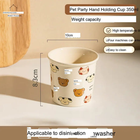 MH Taobao Elegant Insulated Glass Coffee Cup from MH