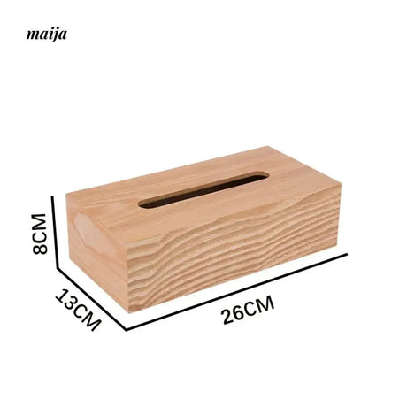 MUSN Elegant Wooden Tissue Box from MUSN