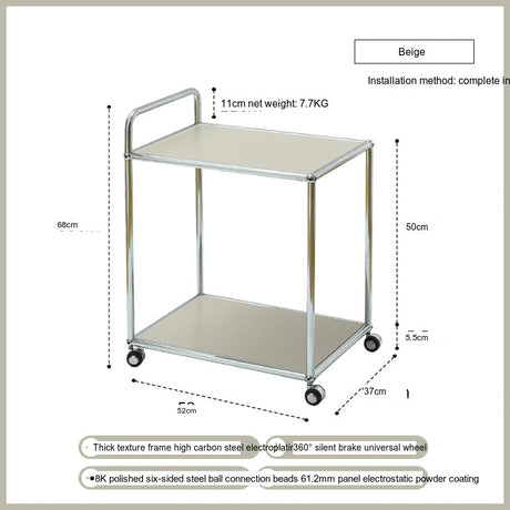NIYE Callidora Versatile Multi-Layer Dining Cart from NIYE