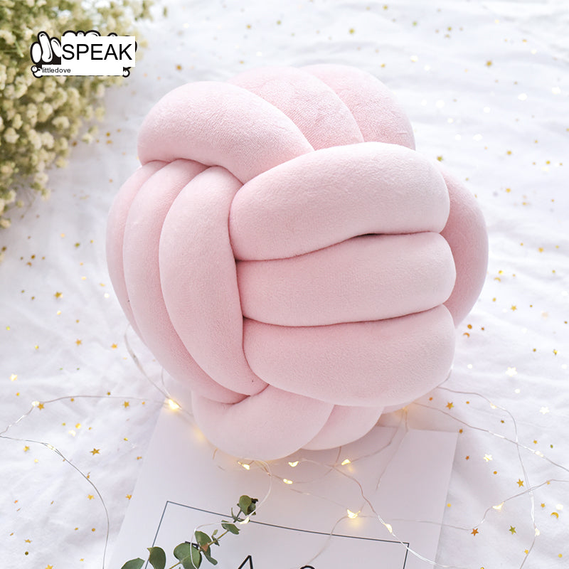 LITTLE DOVE Marisol Playful Cozy Round Pillow Decor from LITTLE DOVE