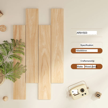 LOFTWELL Santiago Elegant Porcelain Wood Finish Tile from LOFTWELL