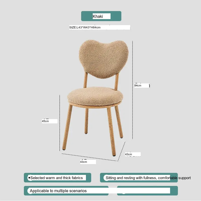 ABOUT WHITE Isolde Chic Soft Upholstered Dining Chair from ABOUT WHITE