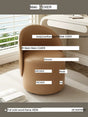 MOXER Aria Luxury Movable Makeup Stool from MOXER