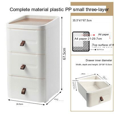 NIYE Yamanashi Elegant Minimalist Storage Nightstand from NIYE