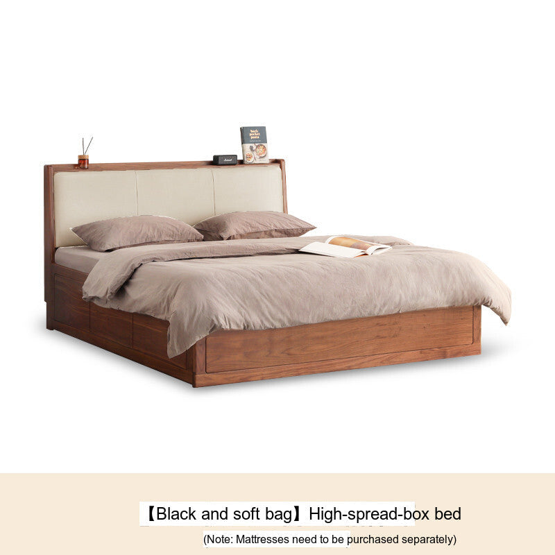 GENJI Tsubaki Elegant Wooden Storage Bed from GENJI