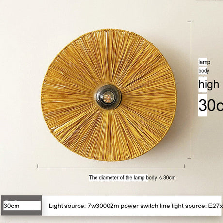 MAILANG Hiroshi Vintage Aesthetic Straw Decorations for Living Room Ceiling. from MAILANG