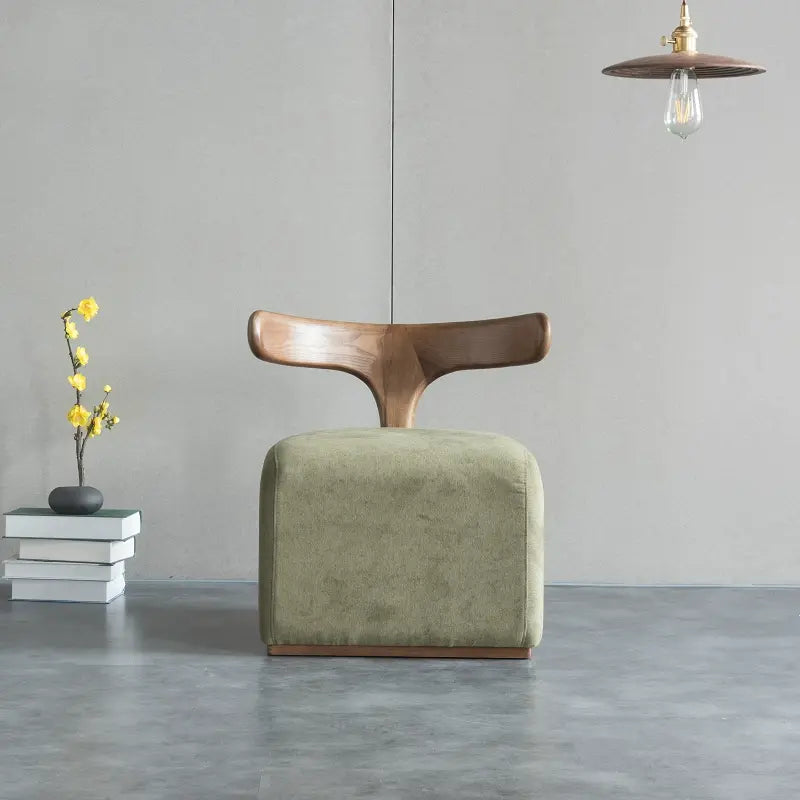 MOXER Kenshin Elegant Solid Wood Contrast Color Sofa Bench from MOXER