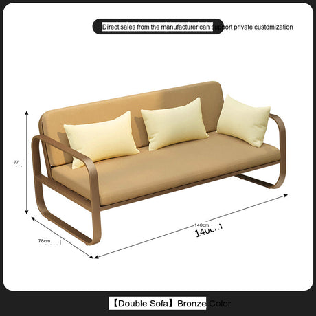 DIME GARDEN Marisol Modern Rainproof Outdoor Sofa Chair from DIME GARDEN