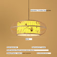 BOJI Elowen Traditional Woven Lights Ceiling Lamp from BOJI