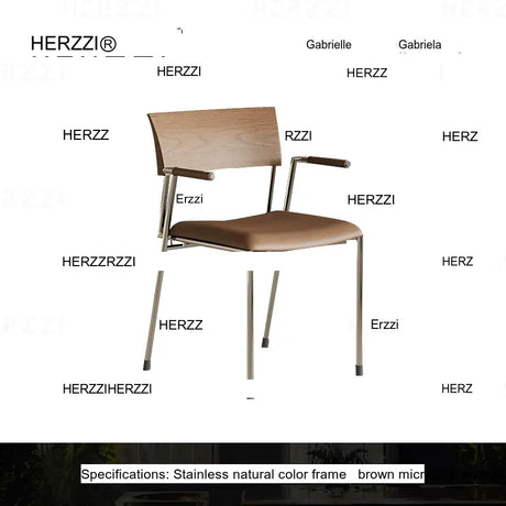 HERZZI Santiago Elegant Minimalist Reception Chair from HERZZI