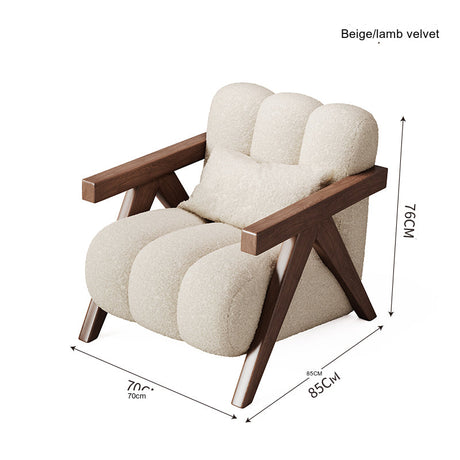 FANMINGDI Alhambra Cozy Elegant Lounge Chair from FANMINGDI