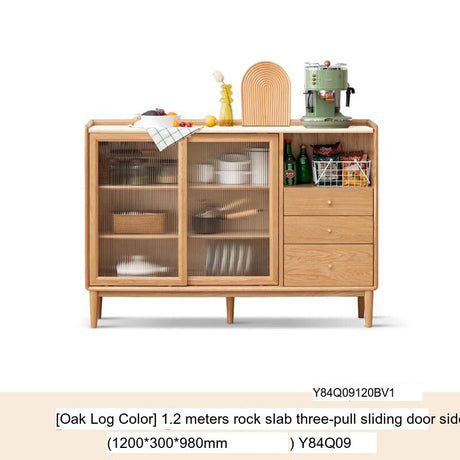 GENJI Hiroshi Sleek Wooden Storage Kitchen Cabinet from GENJI