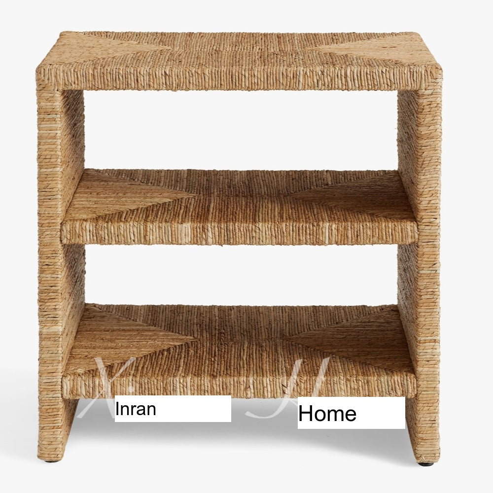 GENJI Isadora Eco-Friendly Woven Rattan Bedside Table from GENJI