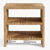 GENJI Isadora Eco-Friendly Woven Rattan Bedside Table from GENJI
