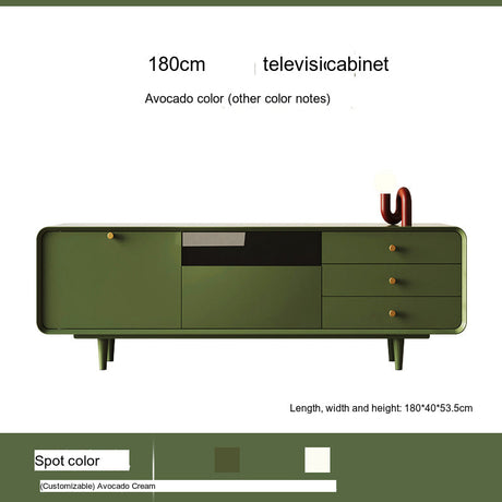 KOCU HOME Ulises Modern Minimalist Solid Wood TV Cabinet Coffee Table Combination from KOCU HOME