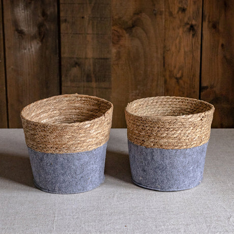 JUHAN Kaori Elegant Floral Storage Round Basket from JUHAN
