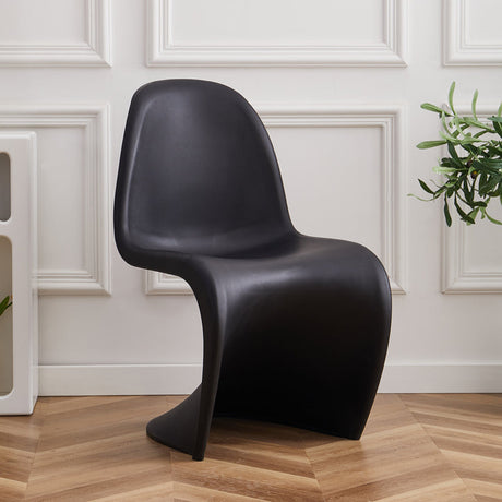 A&D Bartholomew Chic Stacking Plastic Dining Chair from A&D