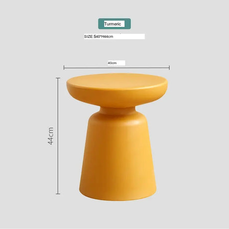 ABOUT WHITE Soren Modern Minimalist Circle Coffee Table from ABOUT WHITE