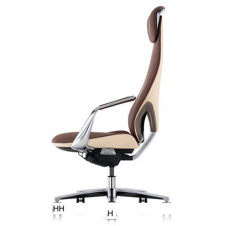 MEDELIN Santiago Ergonomic Comfort Leather Office Chair from MEDELIN