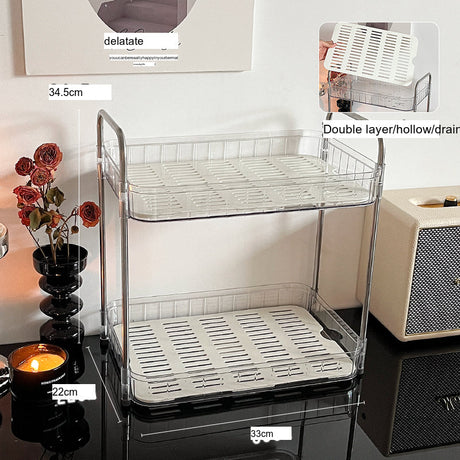 MI XIAOXIAO Aisling Elegant Double-Layer Cup Storage System from MI XIAOXIAO