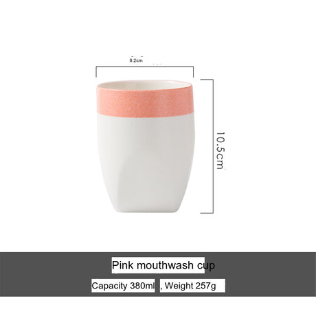 TIANRUN Liandor Elegant Ceramic Soap Holder Mouthwash Set from TIANRUN