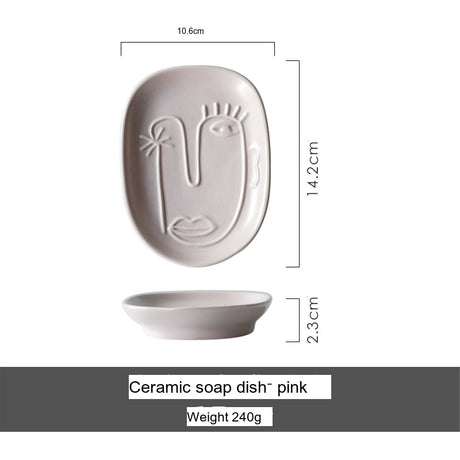 TIANRUN Nicosia Elegant Ceramic Soap Holder System from TIANRUN