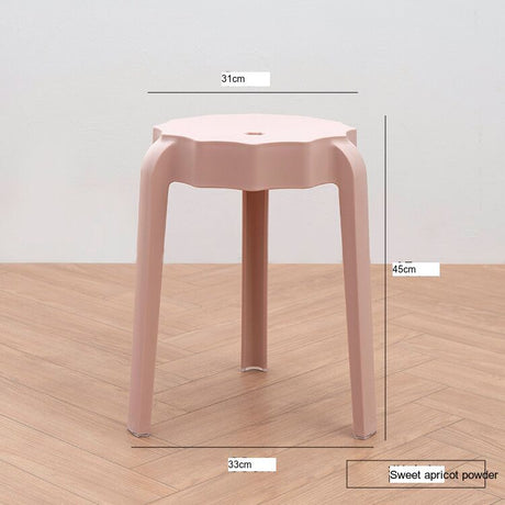 NIYE Eldridge Versatile Round Plastic Stool from NIYE