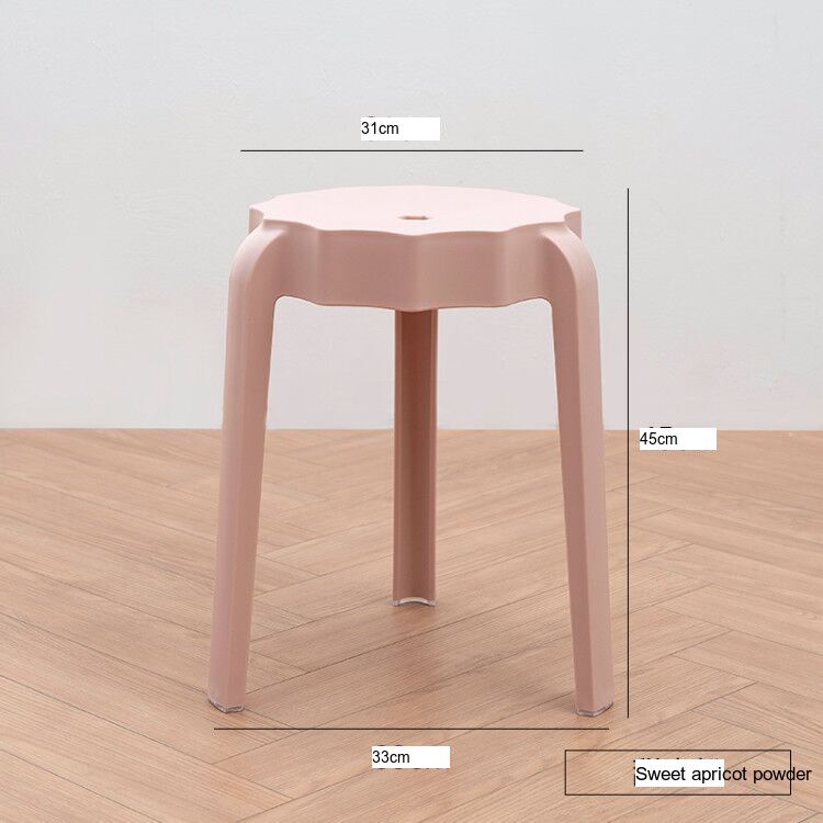 NIYE Eldridge Versatile Round Plastic Stool from NIYE