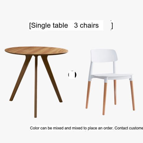 NIYE Carlotta Chic Solid Wood Round Coffee Table from NIYE