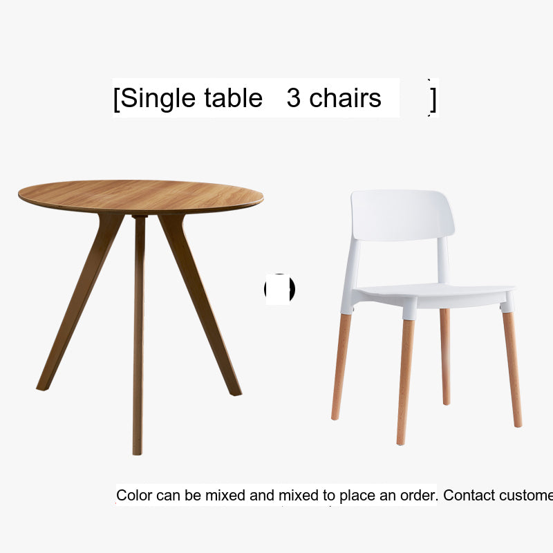NIYE Carlotta Chic Solid Wood Round Coffee Table from NIYE