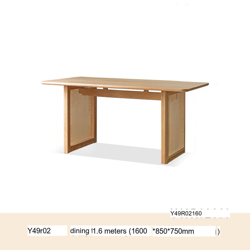 GENJI Hoshihara Solid Wood Elegant Dining Set from GENJI