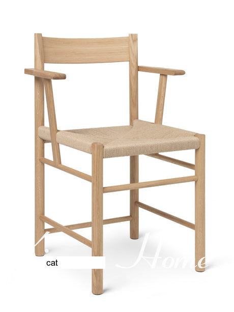 GENJI Isadora Sleek Ashwood Rattan Dining Chair from GENJI