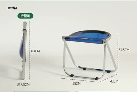 PUMPKIN BOX Foldable Acrylic Makeup Stool from PUMPKIN BOX