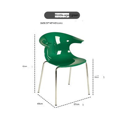 NIYE Petronella Elegant Creamy Acrylic Dining Chair from NIYE