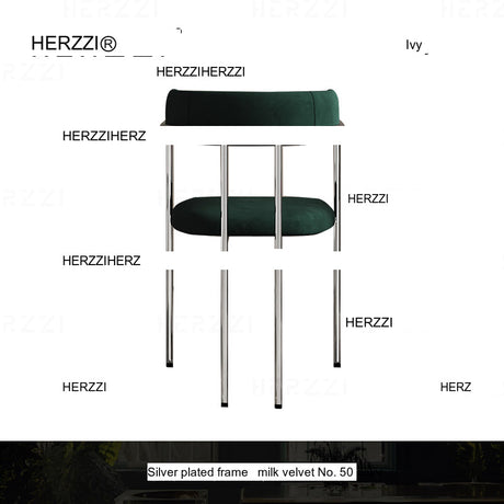 HERZZI Lysandra Customizable Luxurious Dining Chair from HERZZI