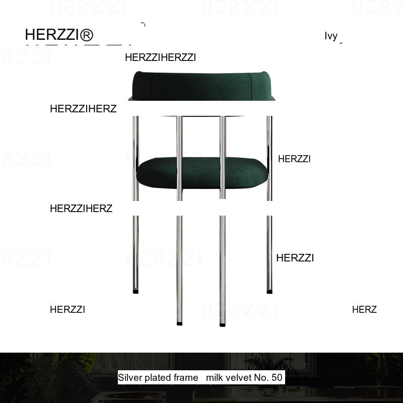 HERZZI Lysandra Customizable Luxurious Dining Chair from HERZZI