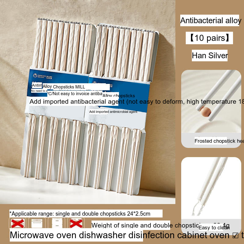 MOSE Antibacterial Metal Chopsticks Set from MOSE