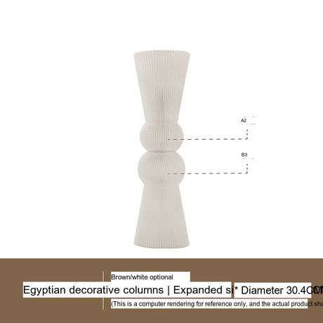 SHIBA Elenora Elegant Egyptian Pillar Display Table from SHIBA