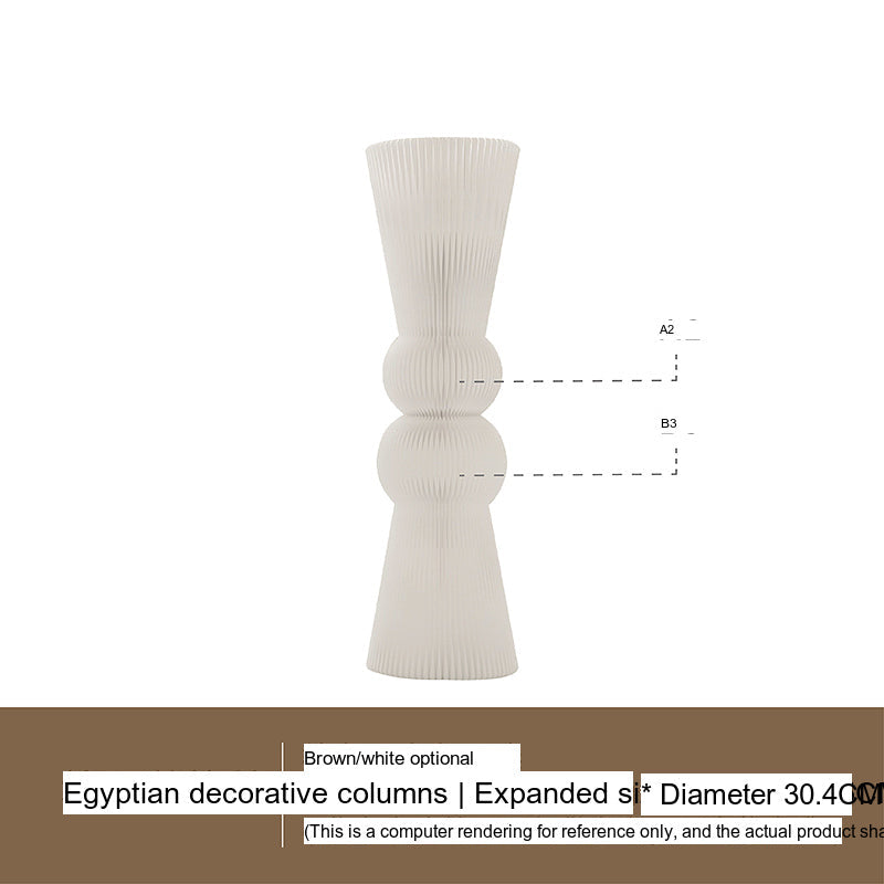 SHIBA Elenora Elegant Egyptian Pillar Display Table from SHIBA