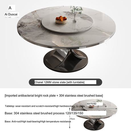 Seaton Lazy Susan Dining Table from MODENG